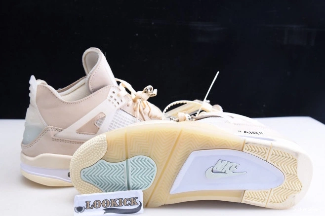 Reps LUCY CV9388-100 x Off-White Sail Jordan 4 Air 0815